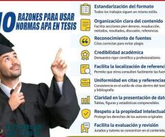 Normas APA para tu tesis aplicamos formato, citas y referencias con precisión académica garantizada