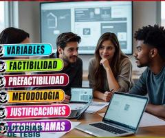 Elaboración de proyectos Tesis, plan de negocio o investigación pendiente Hacemos Tesis Latacunga