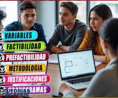 Elaboración de proyectos en Tena, Planes de negocio y metodología de investigación Tesis de Grado