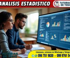 La ciencia detrás de tu tesis, elaboración de Análisis de Estadística Paramétrica en Riobamba